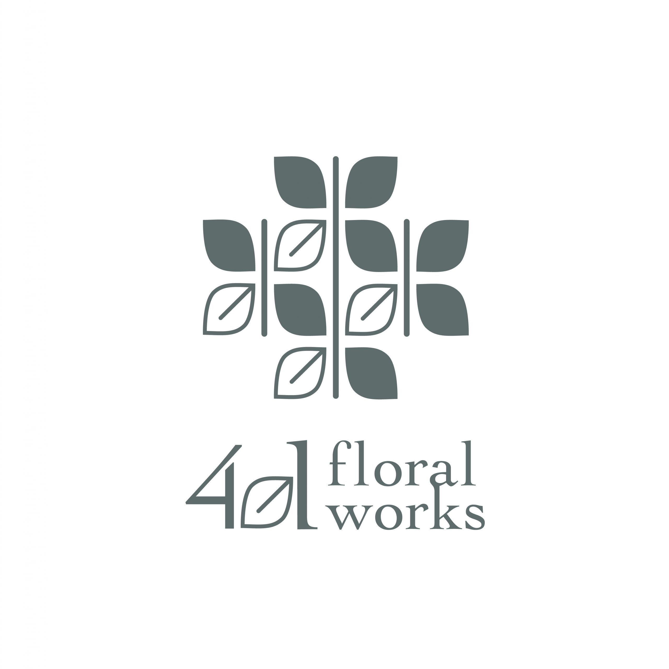 4d floral works　ロゴデザイン